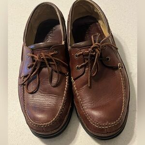 Classic Brown Leather Extra Wide Hitchcock Men's Shoes